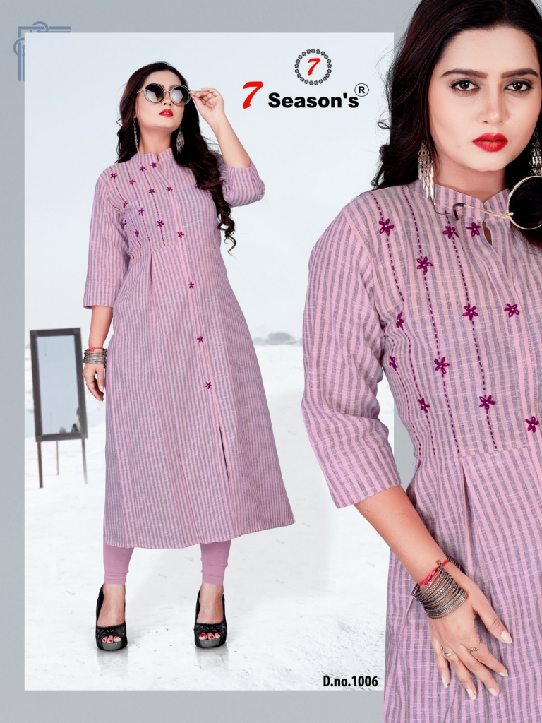 buy online Catalogue kurti, catalogue kurti 7seasons, catalogue plazzo