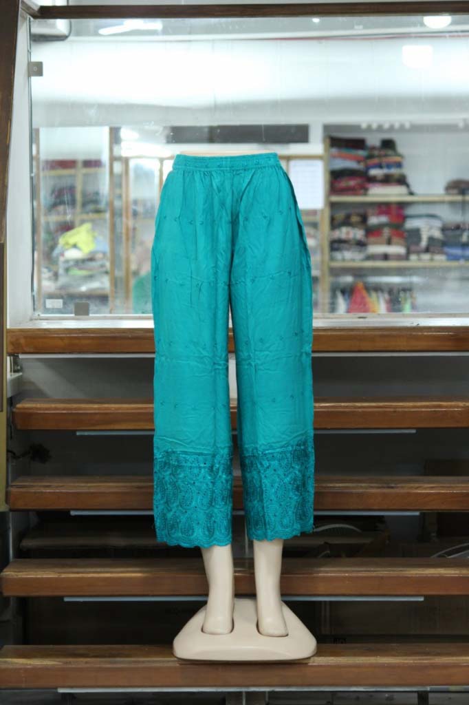 Plus Size Women's Thai Harem Palazzo Pants in Solid Green – Harem Pants