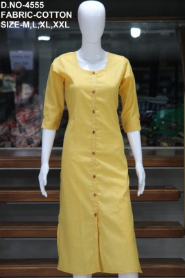 letest casual cotton plain kurti