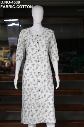 letest casual cotton printed  kurti