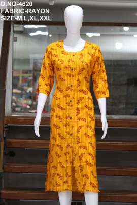 letest fancy rayon 14kg kurti