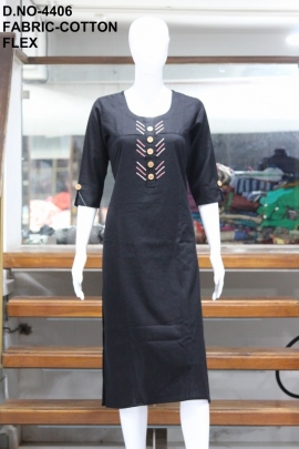 new casual cotton flex work  kurtis